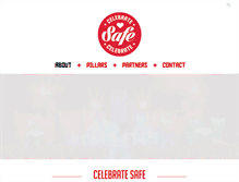 Tablet Screenshot of celebratesafe.com